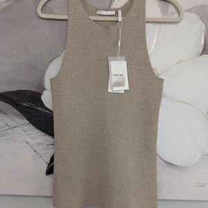 Helmut Lang Ribbon Knit Tank Top Size Medium Nwt ❤️